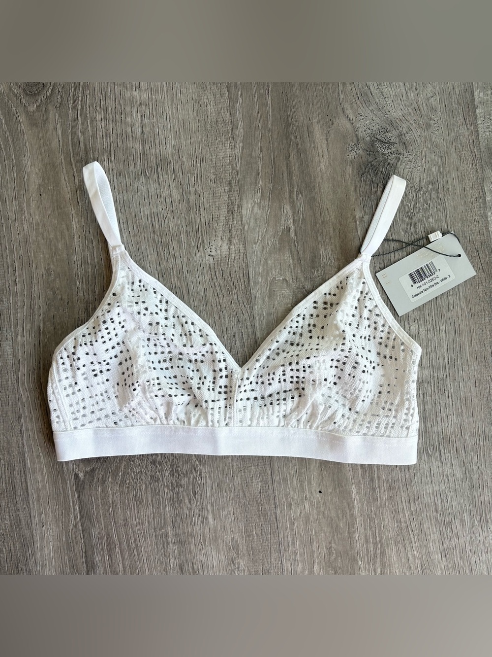 Negative Underwear Essaouira Non Wire Bra - White - NWT